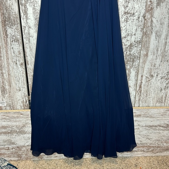 Jenny Yoo Collection Strapless Gown Navy Size 10 NWT - Picture 6 of 8